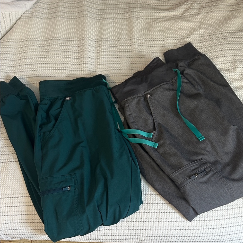 Figs Technical Collection Teal Pants